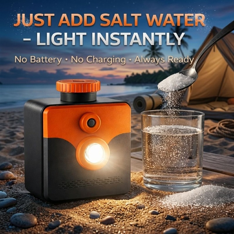 Saltwater Lamp Salt Water Powe - Power Outage Light ulasan dan harga