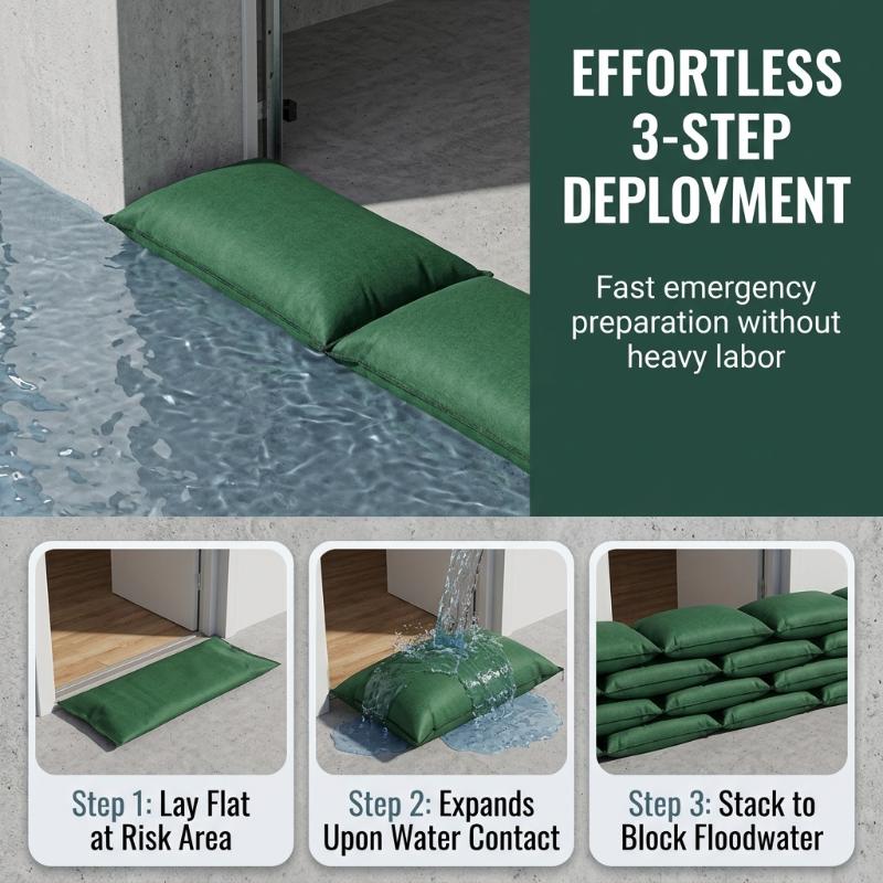 Quick Expand Self Inflating Wa - Flood Barrier Bag ulasan dan harga